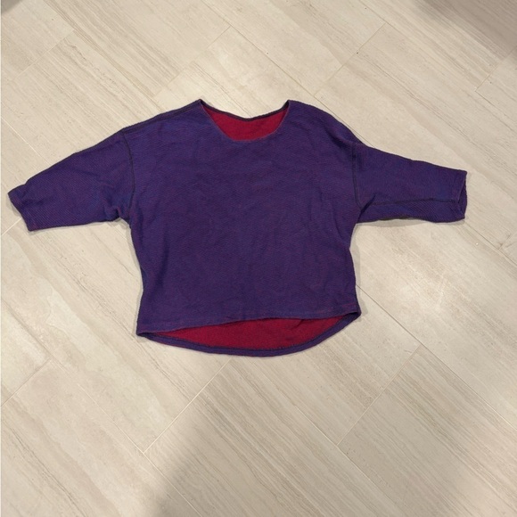 Purple and Red women’s oversized  top size medium - Picture 2 of 5